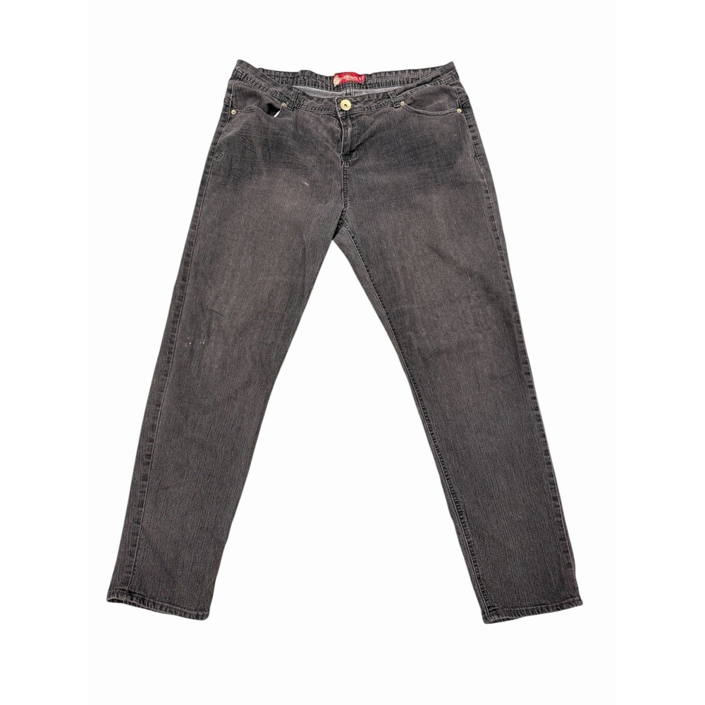 Vintage Apple Bottoms‎ Jeans Women's Size 20 Black 90'S Y2K Pants HipHop Nelly